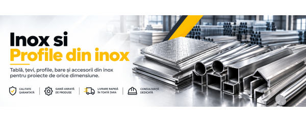 Tabla Inox si profile Inox la cel mai bun pret